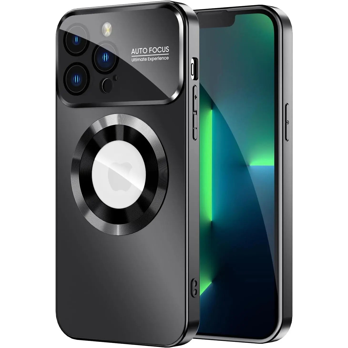 Magnetic for Iphone 17 Pro Max Cases 16 15 14 13 12Pro Max Plus, Compatible with Magsafe, Built-In Camera Lens Protector, Logo View, Military Grade Drop Proof Phone Case Cover Case, Purple